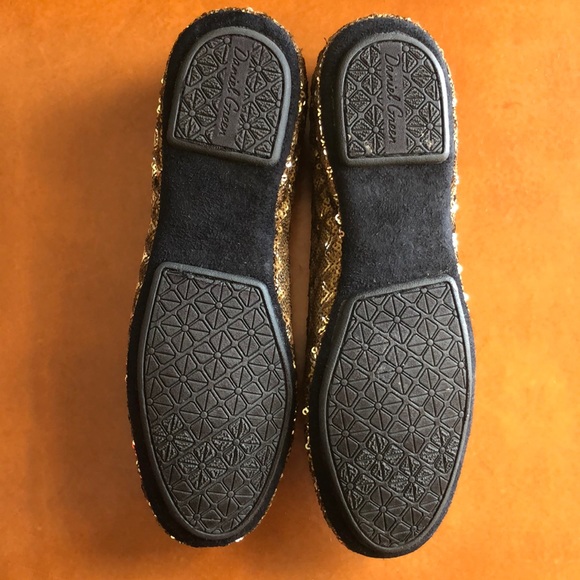 daniel green gold slippers